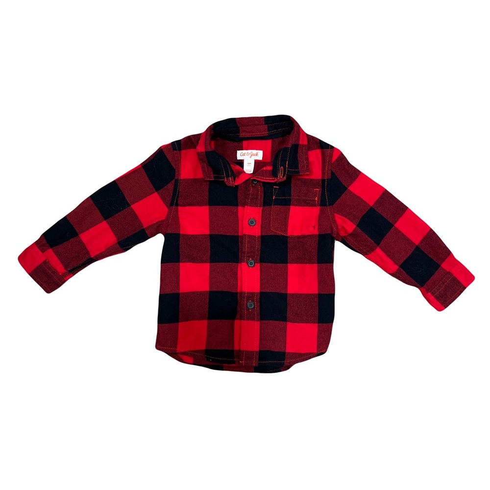 { Buffalo Plaid Button Down }